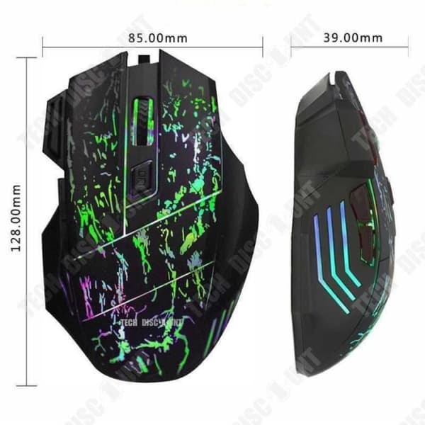 TD® USB trådbunden optisk mus Vertikal Ergonomisk Logitech Gaming PC Laptop Högupplöst spårning Svart Färg