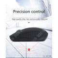 Miniatyrbild 4 av 4: TD® Optisk trådlös Bluetooth Gamer Mouse Fotoelektrisk Tyst Ergonomisk grå kontorsspelmus med batterier