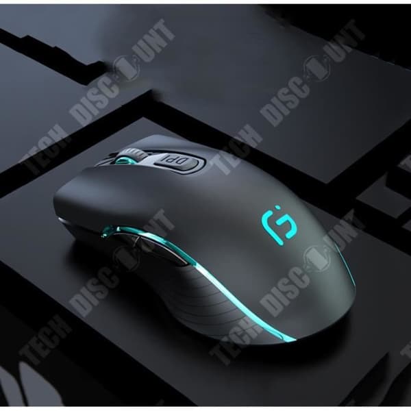TD® trådlös Bluetooth-mus Laddning Bärbar Dual Mode Gaming Desktop Tyst och Tyst