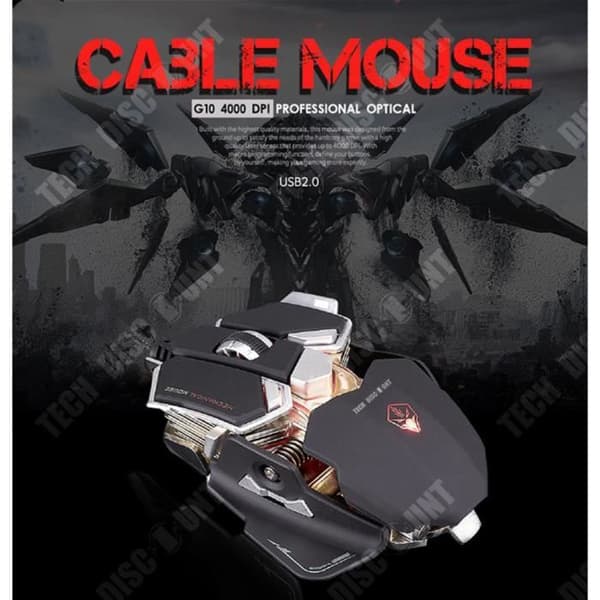 TD® Ergonomisk vertikal usb trådbunden optisk mus logitech gaming PC laptop högupplöst trådspårning svart grön