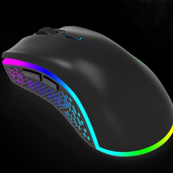 TD® USB Mouse Black RGB Gaming Cool gamingmus