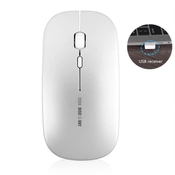 TD® Universal trådlös mus tyst knapp Plug and Play