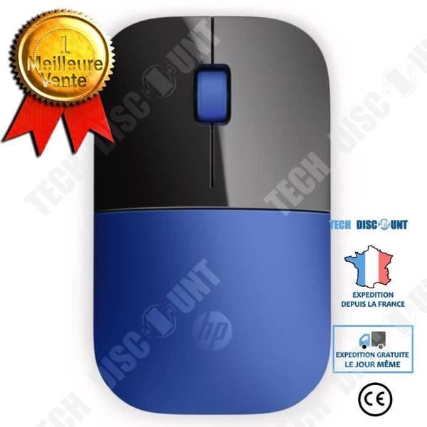 TD® trådlös mus Z3700 V0L81AA - Dragonfly Blue - Kontorstillbehör för dator