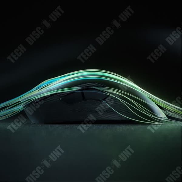 TD® Razer Purgatory Viper Gaming Mouse Black Wheel Green Light Wired Gaming Competitive Mouse