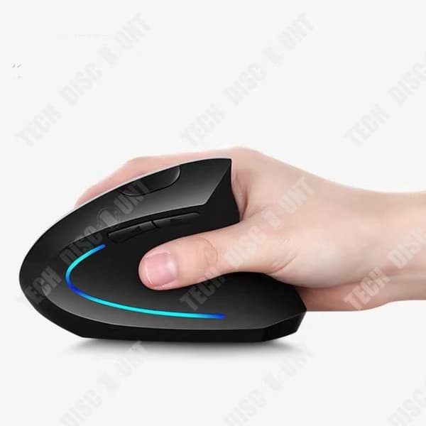 TD® H1 trådlös 2.4G vertikal vertikal mus förhindrande mus hand trådlös mute mus vertikal vertikal trådlös mute mus