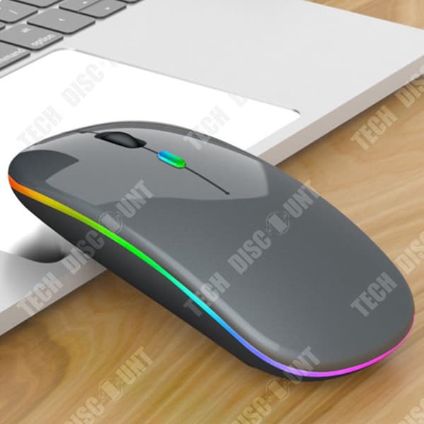 TD® Bluetooth Mouse Brilliant Wireless Mouse USB trådlöst gränssnittsmus Uppladdningsbar trådlös mus Mute Wireless Mouse