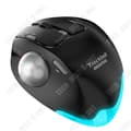 Miniatyrbild 1 av 4: TD Souris trackball svart ergonomisk mus med justerbar vinkel precis kursormikro-rörelse uppladdningsbar datormus