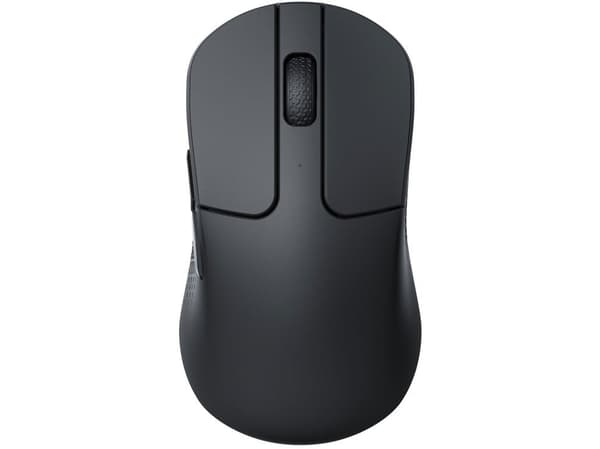 Keychron M3 Mini - Mus - ergonomisk - optisk - 5 knappar - trådlös - 2.4 GHz, Bluetooth 5.1, USB-C - USB/USB-C trådlösa mottagare - svart