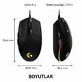 Miniatyrbild 3 av 3: Souris Gaming - LOGITECH - G102 LIGHTSYNC - Kablé - 6 Knappar - Optisk - Svart