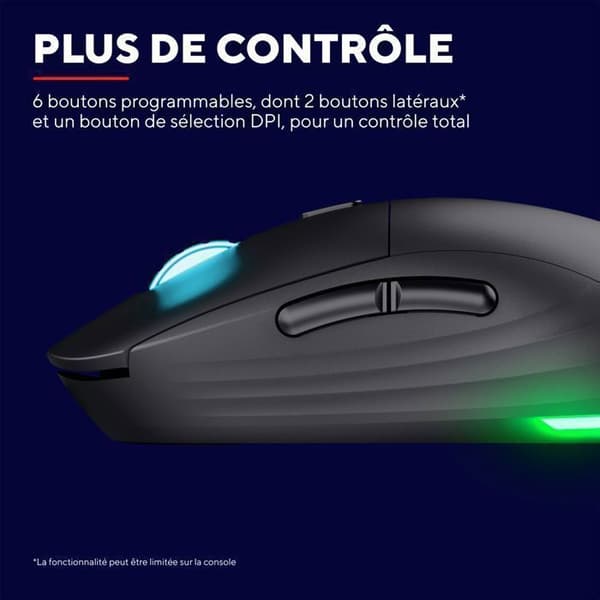 Gamingmus - Trust Gaming - GXT 927 Redex+ - 25K DPI - Trådlös - RGB-belysning