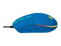 Miniatyrbild 2 av 3: Mus - Logitech - G102 LIGHTSYNC - Blå - Trådbunden - Anpassningsbar RGB