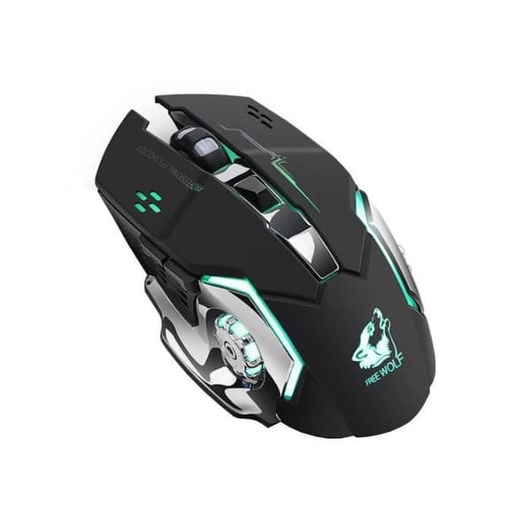Trådlös X8 2,4 GHz-spelmus med LED-belysning