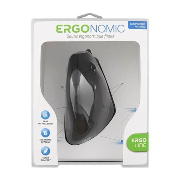 T'nB Vertical Wired Ergo Line Mouse