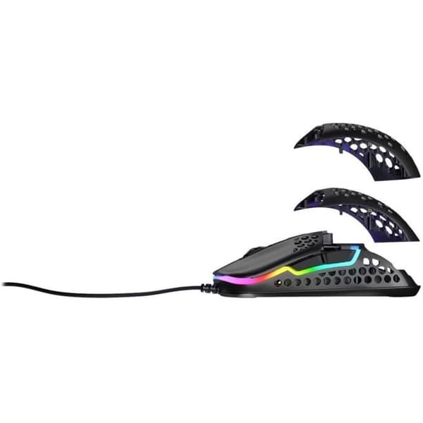 Trådbunden spelmus - XTRFY - M42 - Ultralätt - Pixart 3389 optisk sensor - Svart