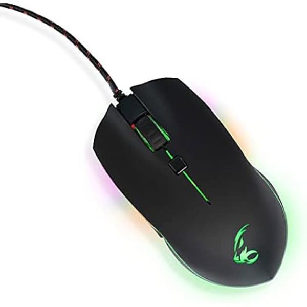 Spelmus - MEDIARANGE - MRGS201 - 6 knappar - USB 2.0 - Ledning - Svart