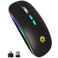 Miniatyrbild 1 av 4: INF Tyst Dual Mode Mus: Uppladdningsbar Trådlös Bluetooth 5.1 F