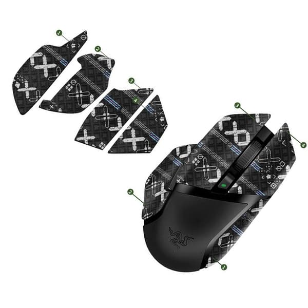 INF Forbedrede Grip Mouse Stickers til Razer Basilisk V2 Pro
