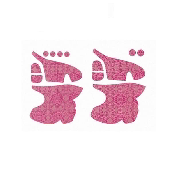 INF Forbedr dit greb: Pink Snowflake Grip til Sony PS5 Controller