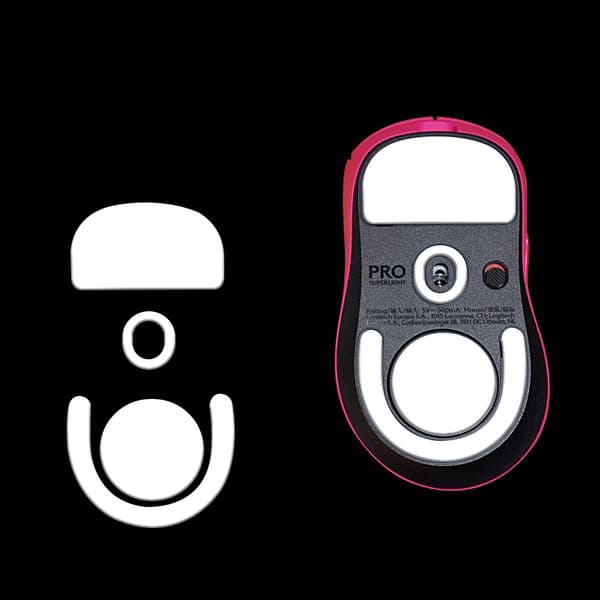 INF Forbedr Logitech GPW4 mus med Ice Version Grip Tape