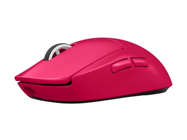 Logitech G PRO X SUPERLIGHT 2 - Mus - optisk - 5 knapper - trådløs - 2.4 GHz - USB Logitech LIGHTSPEED-mottaker - rosa Fiolblå