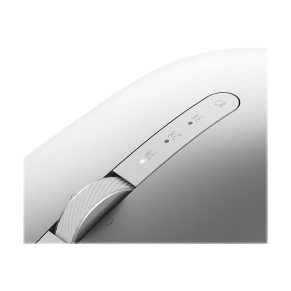 Trådlös mus - Dell - MS7421W - Vit - Uppladdningsbar - Wifi Platina, Silver