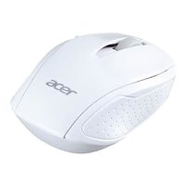 ACER M501 Optisk mus - 3 knappar - 2,4 GHz - USB trådlös mottagare - Vit