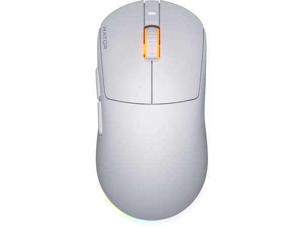 Hator HTM-731 Quasar 3 12000dpi Spelu langaton tietokoneen hiiri Valkoinen