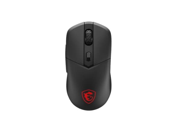 MSI VERSA 300, högerhand, Optisk, RF Wireless + Bluetooth + USB Type-C, 8000 DPI, 1 ms, Svart