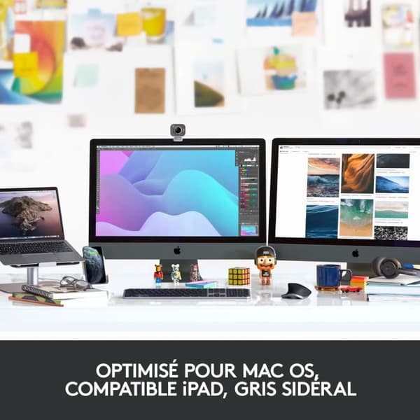 Mus - Ergonomisk - Logitech - MX Master 3 - Ultra-snabb rullning - För Mac - Svart