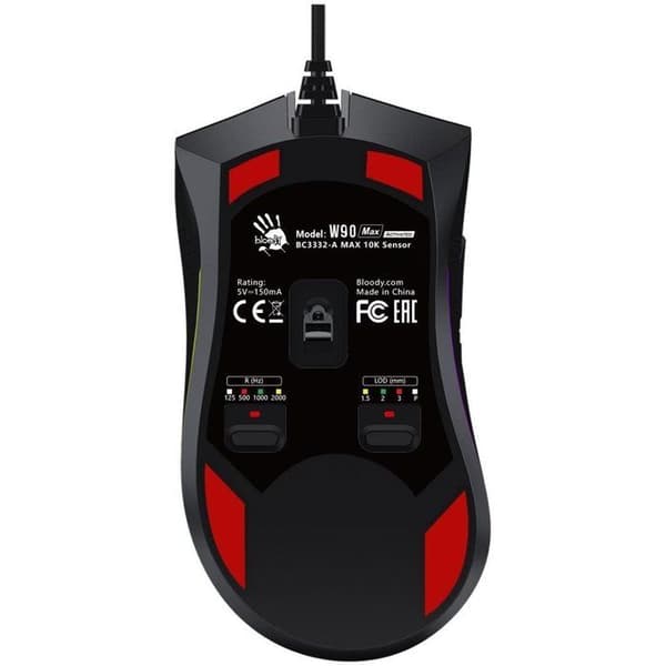 A4tech BLOODY W90MAX, svart