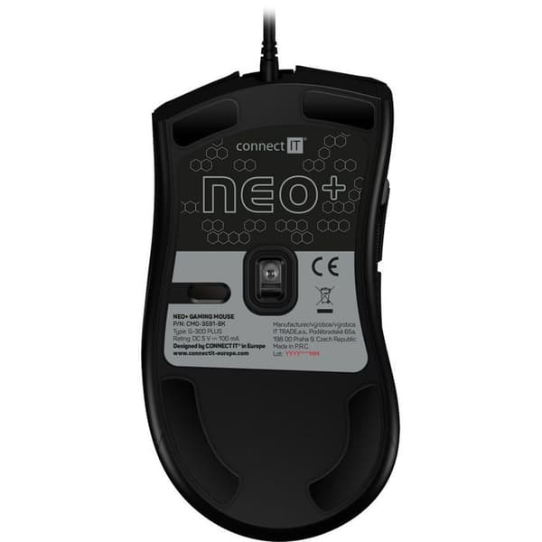 CONNECT IT Spelmus NEO Pro, svart
