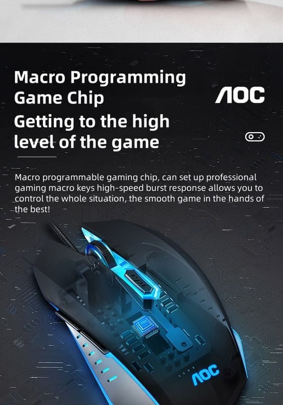 AOC 140 gamingmus - præcision og stil
