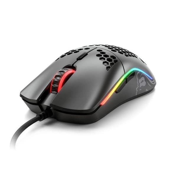 Gamingmus - Glorious - Modell O- Minus - Trådad - 12000 dpi - 6 knappar - Matt Svart