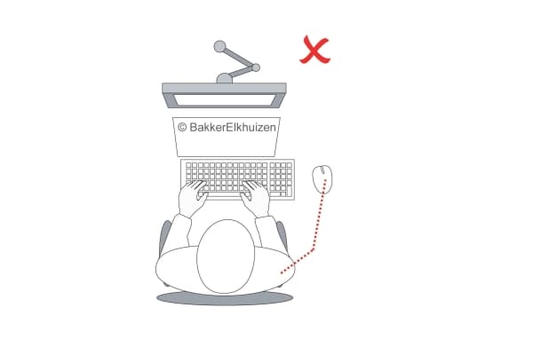 BakkerElkhuizen BNEMSTL, Ambidextrous, USB typ A, 1500 dpi, svart