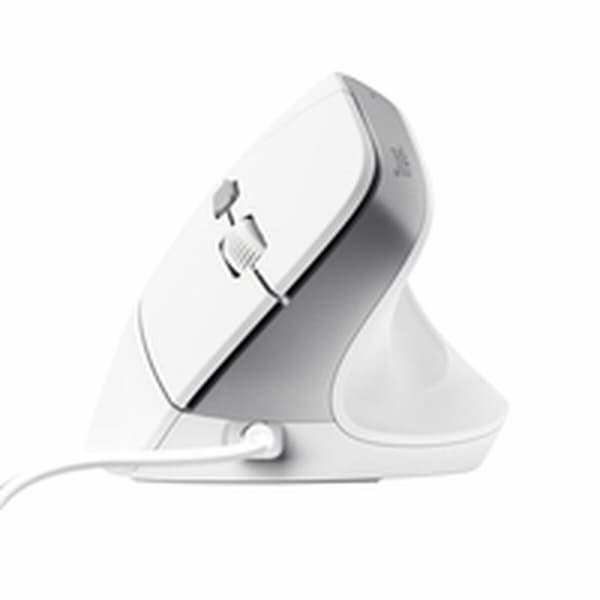 Ergonomisk optisk mus Trust 25397 Hvid 2400 dpi