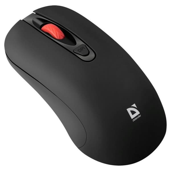 Trådlös optisk mus Defender NEXUS MS-195 RF Svart 1600 dpi