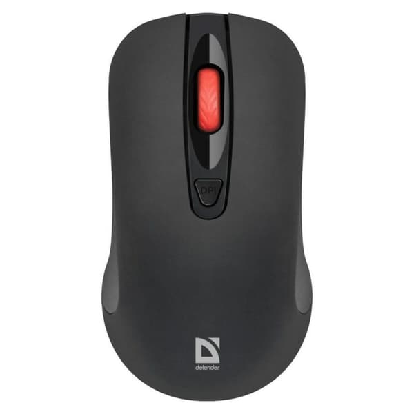 Trådlös optisk mus Defender NEXUS MS-195 RF Svart 1600 dpi