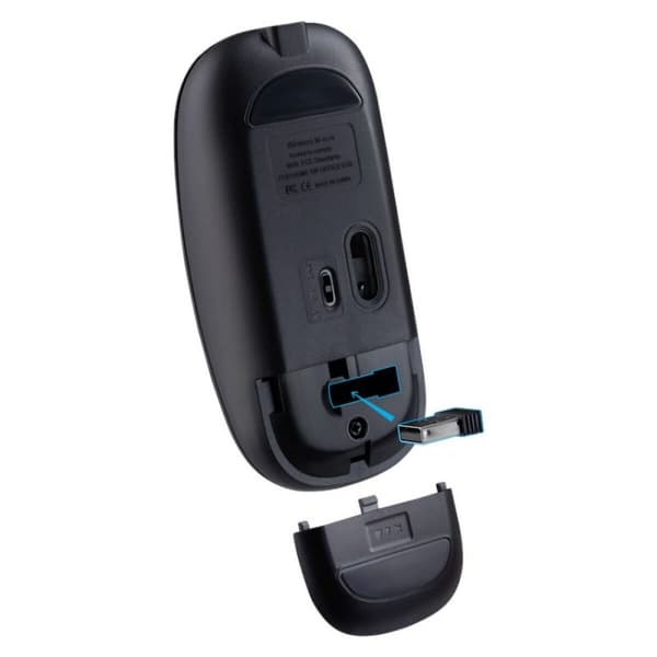 Trådløs Bluetooth mus Defender VITRUAL MB-635 Sort 1600 dpi