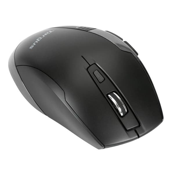 Trådlös mus - Targus - AMW584GL - Ergonomisk - 1600 dpi - Svart