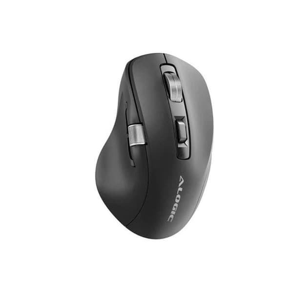 Apex Ergonomisk Trådlös Gamingmus med 7 Programmerbara Knappar A-Logic Svart