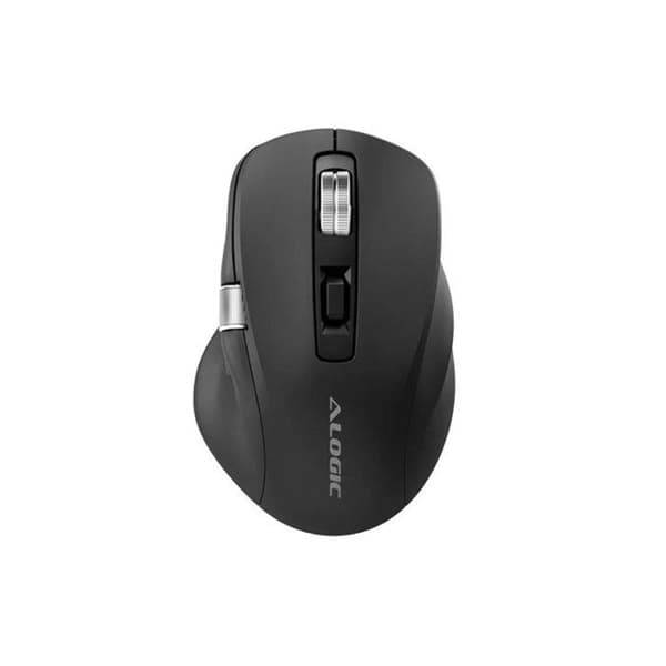 Apex Ergonomisk Trådlös Gamingmus med 7 Programmerbara Knappar A-Logic Svart