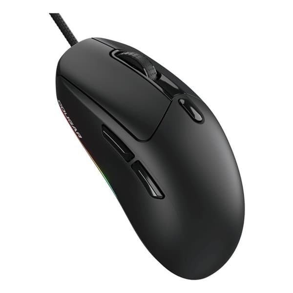 Souris gaming - Cougar Gaming - MINOS NEO BLACK - Ultralätt - Optisk sensor 6200 DPI - RGB 5 effekter