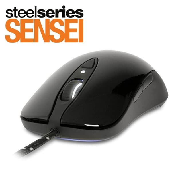 Steelseries Sensei Raw Glossy Svart