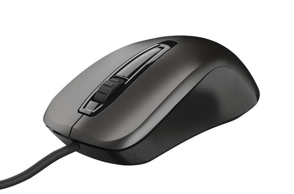 Trust Carve - Optisk USB-mus / Sort Sort