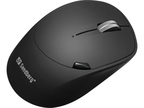 Sandberg Pro - Mus - optisk - 6 knappar - trådlös - 2,4 GHz, Bluetooth 4.0, Bluetooth 5.0 - trådlös mottagare (USB) (631-02)