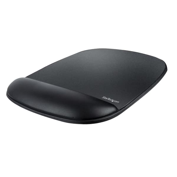 StarTech.com Mouse Pad with Hand rest, 6.7x7.1x 0.8" (17x18x2cm), Ergonomic Mouse Pad with Wrist Support, Desk Wrist Pad w/ Non-Slip PU Base, Cushione