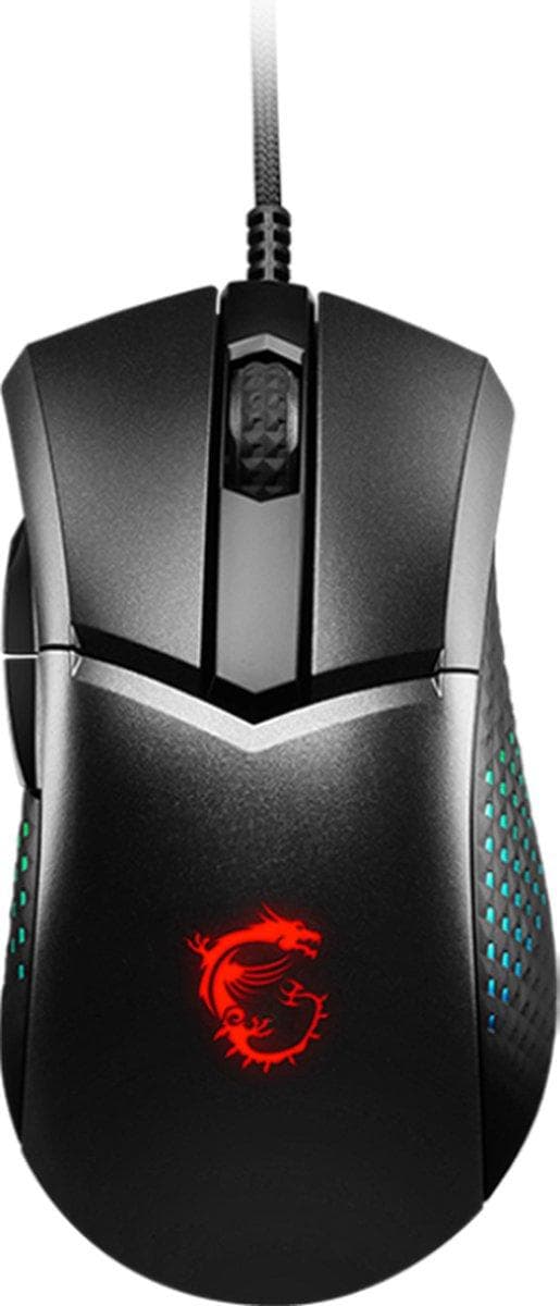 MSI Clutch GM51 - mus - højrehåndet - optisk - kablet - USB2.0 (S12-0402180-C54)