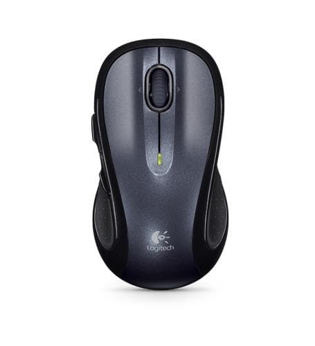 Logitech Wireless Mouse M510 - Hiiri - laser - 5 painiketta - langaton - 2,4 GHz - langaton vastaanotin (USB) - musta (910-001826) musta