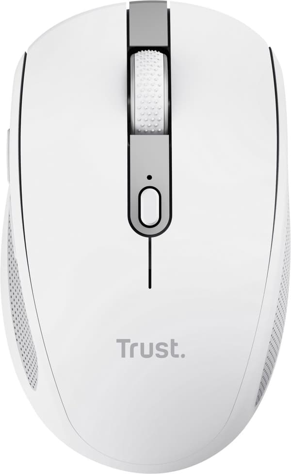 Trust Ozaa Compact - Opladelige trådløse hovedtelefoner - USB & Bluetooth - Stil - Hvid