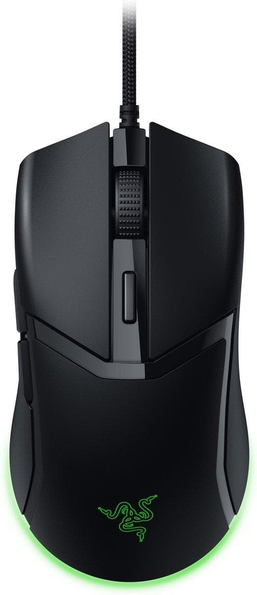 Razer Cobra - Hiiri - kevyt - oikeakätinen - optinen - 6 painiketta - langallinen - USB (RZ01-04650100-R3M1) musta